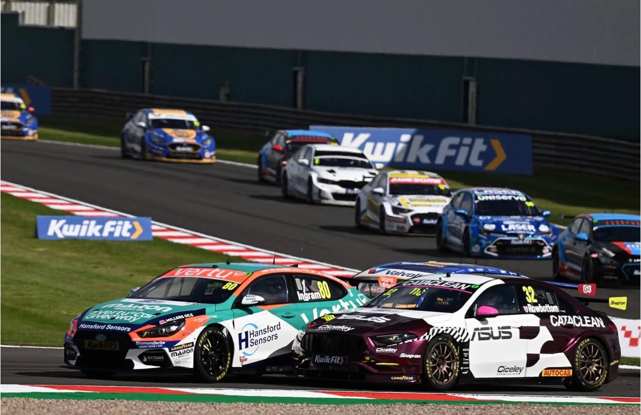 Cars on track